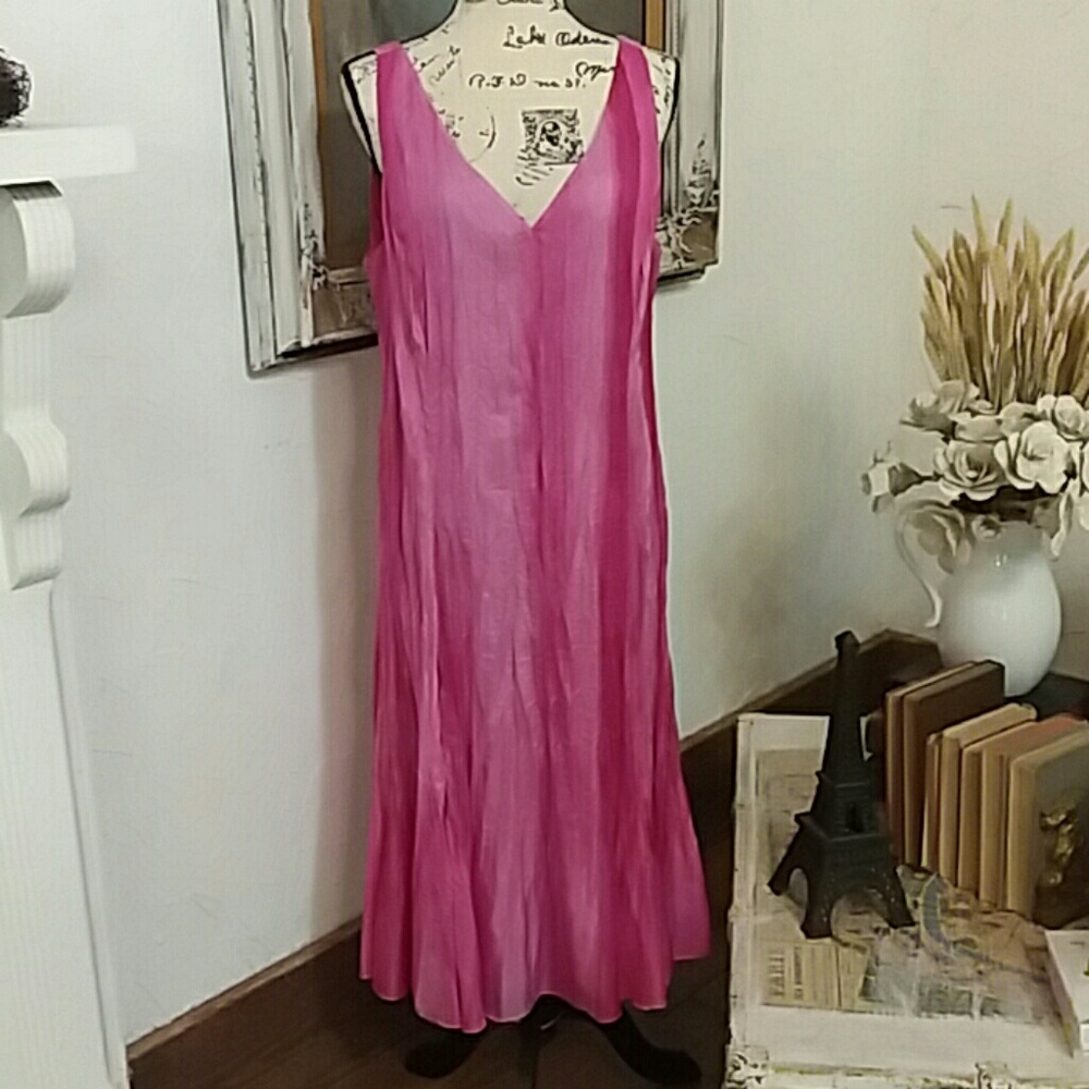 Ralph Lauren Silk Summer Dress Sz 14